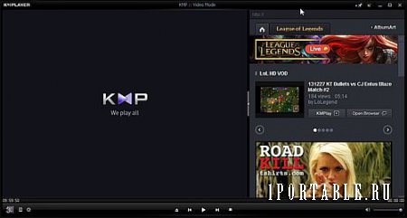 The KMPlayer 3.8.0.118 PortableAppZ - воспроизведение всех популярных медиа-файлов