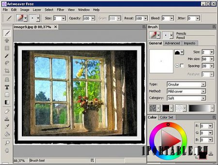 Artweaver Free 4.5.0.926 ML/En Portable - создание художественных произведений (для начинающих художников)