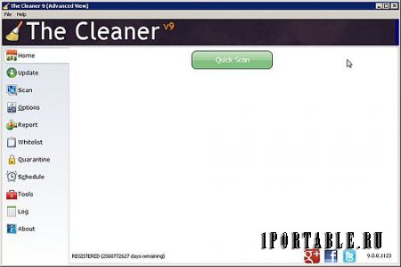 The Cleaner 9.0.0.1123 dc12.02.2014 Portable - Удаляет или блокирует вредоносные программы