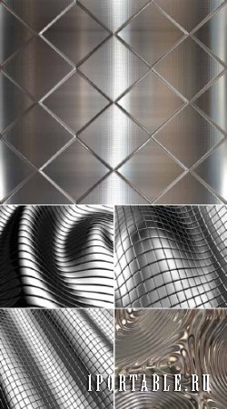 Алюминиевый абстракт (набор фонов)