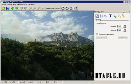 Brightness Guide 2.2 Portable - Устранение дефектов изображения