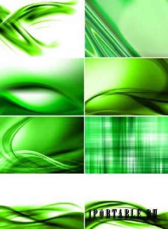 Зеленый абстракт