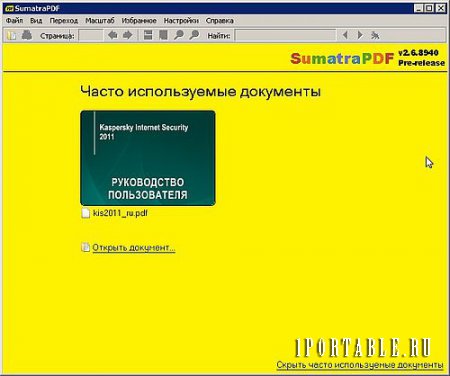 Sumatra PDF prerelease 2.6.8940 (x86) Portable - просмотр электронной документации