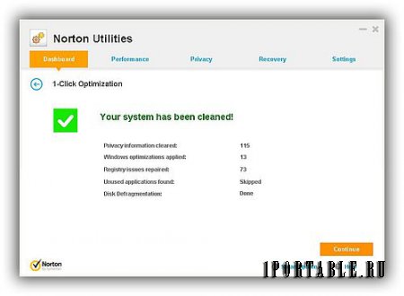 Norton Utilities 16.0.0.126 Portable - комплексное обслуживание системы Windows