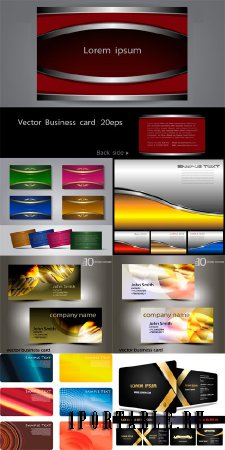 Элегантные шаблоны для визитных карточек