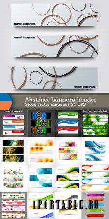 Абстрактные баннеры для дизайна