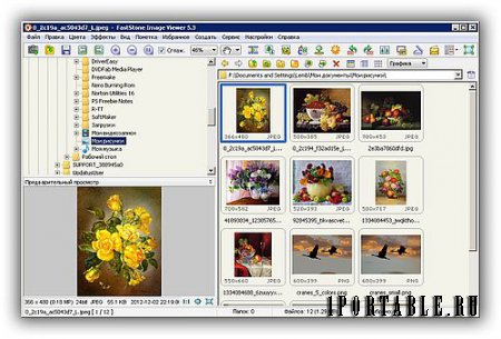 FastStone Image Viewer 5.3 Corporate Portable by D!akov - Многофункциональный браузер изображений, конвертер и редактор