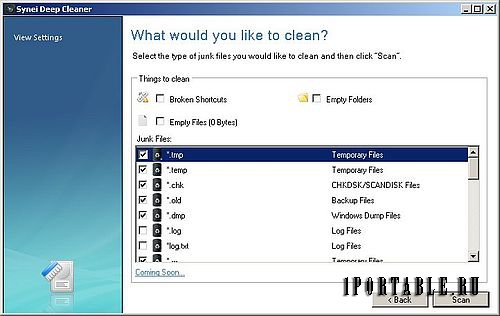Safe Empty Temp Folder Vista