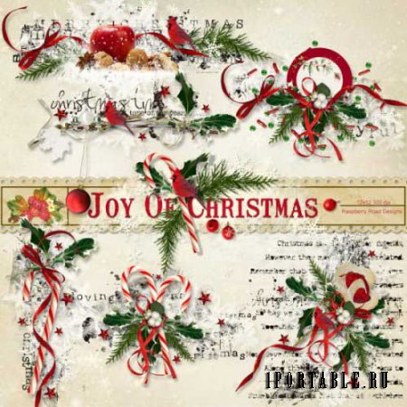 Новогодний скрап-комплект - Радость Рождества 