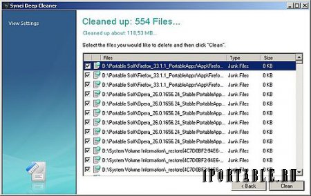 Synei PC Cleaner 1.85 Portable – Очистка конфиденциальных данных