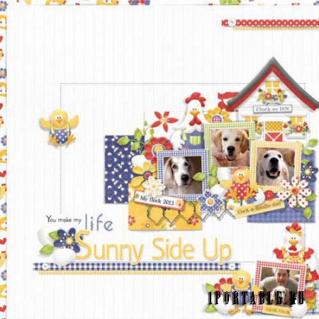 Забавный детский скрап-набор - Sunny Side Up 