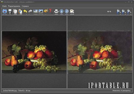 FotoSketcher 3.00 RC1 Portable + учебник - преобразование цифрового фото в произведение искусства
