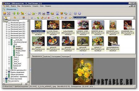 XnView 2.32 Full Portable by PortableAppZ - продвинутый графический редактор, медиа-браузер и конвертер