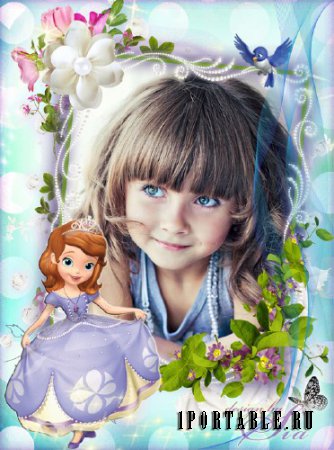  Детская рамочка для фотографий - Принцесса София