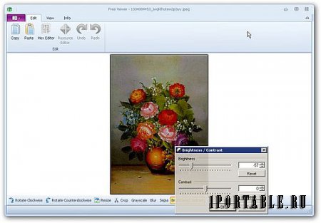 Free Viewer 2.0.1.0 Portable by PortableApps - Универсальная офисная утилита (файловый просмотрщик с функцией редактирования)
