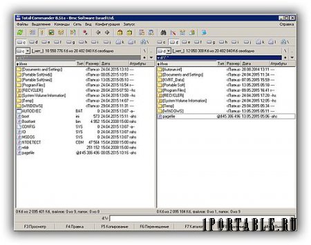 Total Commander 8.51a Final Portable by PortableAppZ - популярный файловый менеджер
