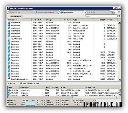 System Explorer 6.4.2.5342 Portable - расширенное управление запущенными задачами, процессами