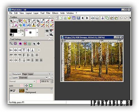 PhotoLine 19.00 En Portable - редактор векторной и растровой графики