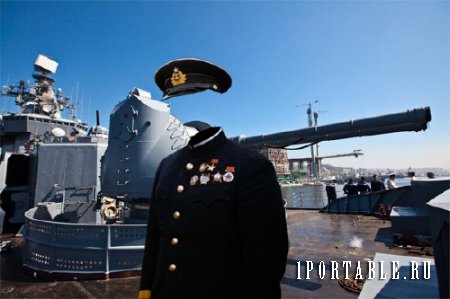  Мужской шаблон - Капитан военного корабля 