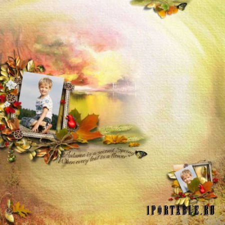 Осенний скрап-комплект - Согревая сердца 