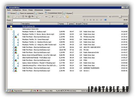 StreamWriter 5.3.0.0 Build 708 Portable - прослушивание и запись интернет-радио