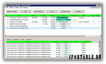 Free Torrent Download 1.0.41.1127 Portable by Noby – быстрое скачивание торрент-файлов
