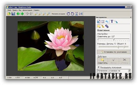 Brightness Guide 2.4.3 Portable - Устранение дефектов изображения