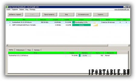 Free Torrent Download 1.0.43.1211 Portable by Noby – быстрое скачивание торрент-файлов