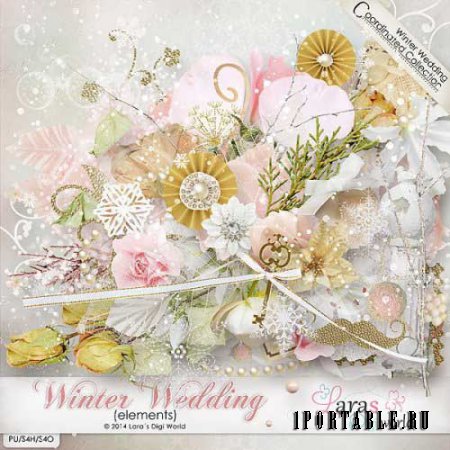 Свадебный скрап-комплект - Зимняя свадьба 