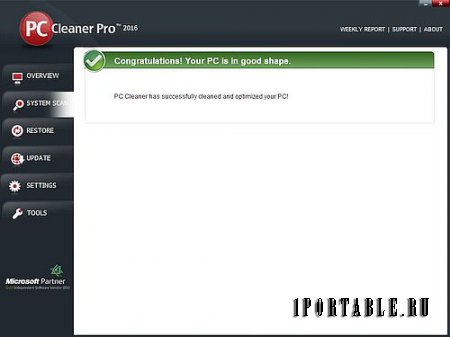 PC Cleaner Pro 2016 14.0.16.1.25 En Portable - очистка, настройка, оптимизация системы Windows