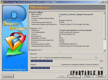 R-Drive Image Technician 6.0 Build 6014 Portable by Baltagy - Создание/Восстановление файлов образа диска и резервное копирование данных