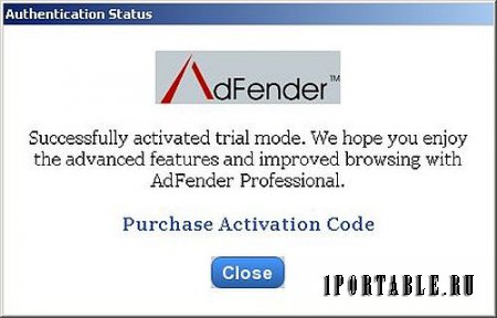 AdFender Pro 2.2.5 En Portable - Блокировщик интернет рекламы