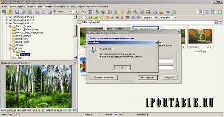 FastStone Image Viewer 5.7 Corporate Portable - Многофункциональный браузер изображений, конвертер и редактор