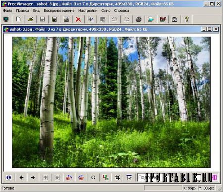 FreeVimager 5.0.7 Rus Portable – просмотрщик графических файлов с функцией улучшения изображений