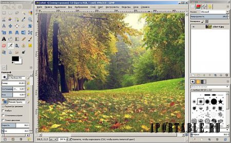 GIMP 2.8.18.0 Portable + Руководство by Portable-RUS - графический редактор для цифровых художников