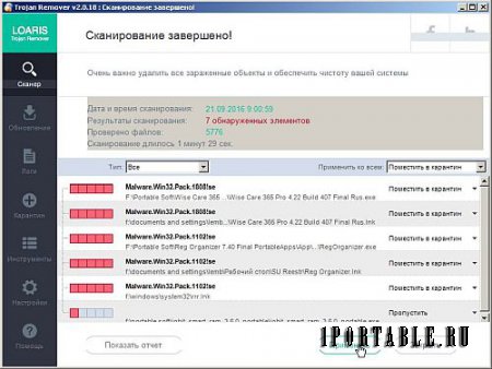 Loaris Trojan Remover 2.0.18.0 Portable - защита компьютера от современных форм кибер-угроз