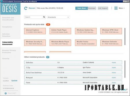 OESIS Endpoint Assessment Tool 4.2.499.0 Portable - Деинсталлятор для трудно удаляемых программ