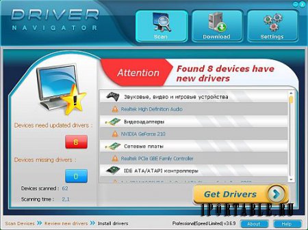 Driver Navigator 3.6.9.41369 En Portable - обновление драйверов устройств до актуальных версий
