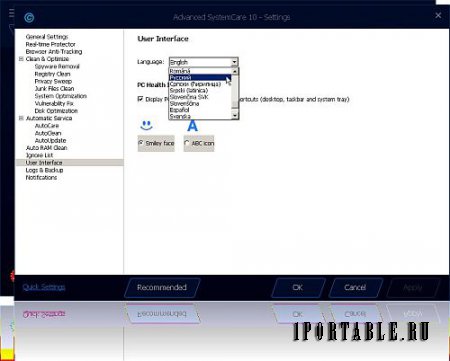 Advanced SystemCare Pro 10.1.0.692 Portable by Roonney - ускорение работы и полное техническое обслуживание компьютера 