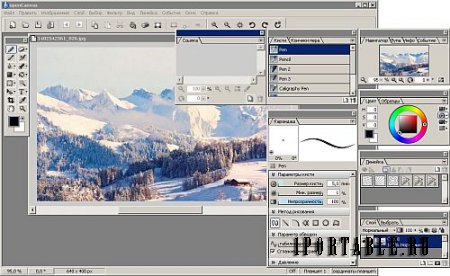 OpenCanvas 6.2.5 Rus Portable by Maverick - Растровый графический редактор