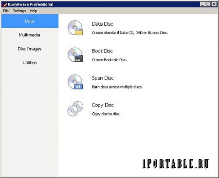 BurnAware Pro 10.0 En Portable by Baltagy - создание, запись компакт дисков