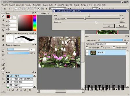 FireAlpaca 1.7.5 Portable - растровый графический редактор