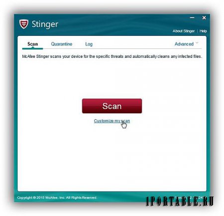 McAfee Labs Stinger 12.1.0.2458 En Portable - удаление компьютерных вирусов