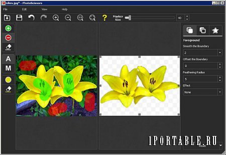 Teorex PhotoScissors 4.0 En Portable (PortableAppZ) - интеллектуальный способ удаления нежелательного фона на фото