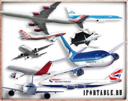 Фотошоп png - Пассажирские и грузовые самолеты