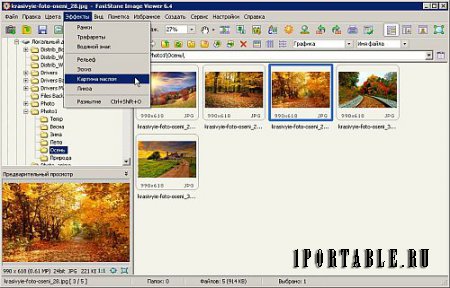 FastStone Image Viewer 6.4 Corporate Portable (PortableAppZ) - Многофункциональный браузер изображений, конвертер и редактор