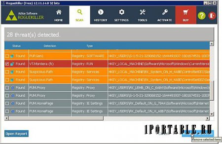 RogueKiller Anti-Malware 12.11.14.0 En Portable (PortableAppZ) - удаление сложных вирусных угроз