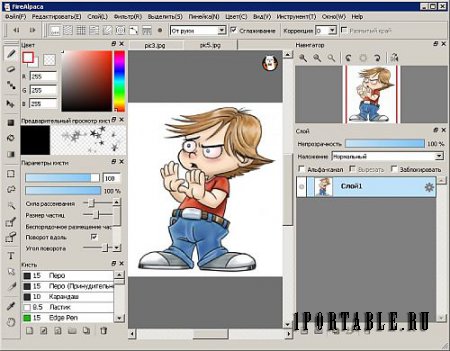 FireAlpaca 1.8.8 Portable by CheshireCat - растровый графический редактор