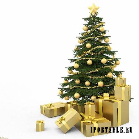 Клипарты Png на прозрачном фоне - Новогодние елки