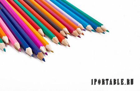 Png для фотошоп - Цветные и простые карандаши